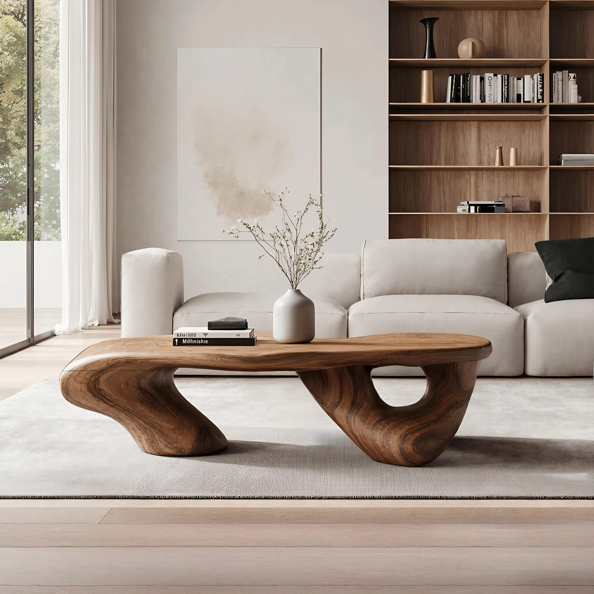 ET Wood Crafts handcrafted low table