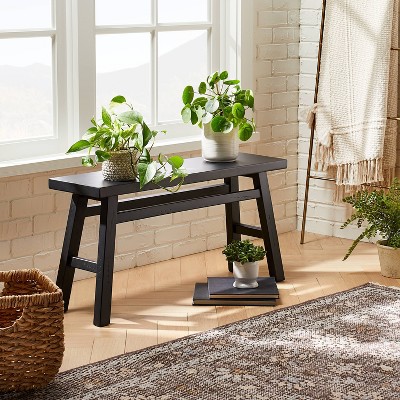 Target Thatcher 36 black wood bench