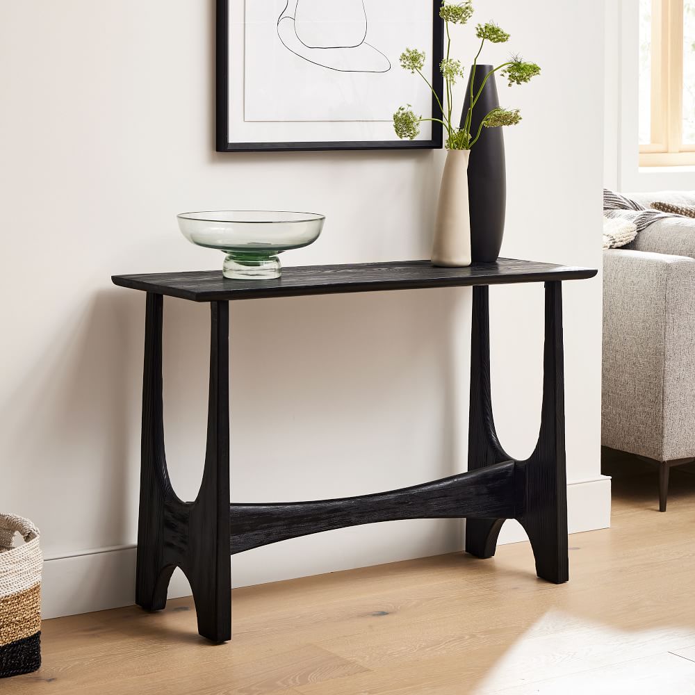 West Elm Tanner 44 black console