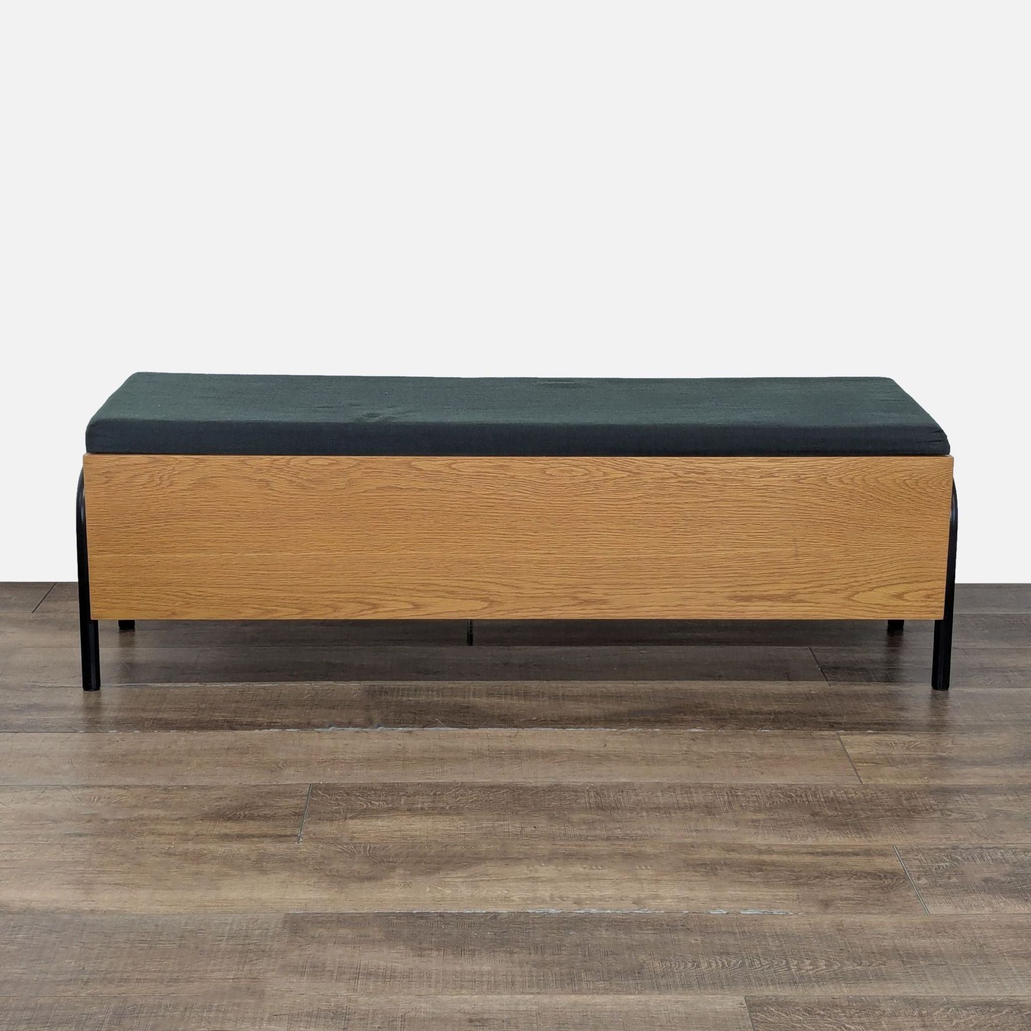 CB2 lift-top storage bench