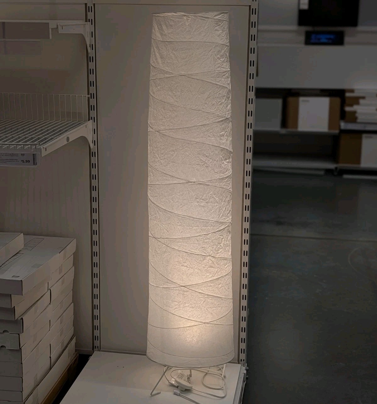 IKEA Regolit arc floor lamp