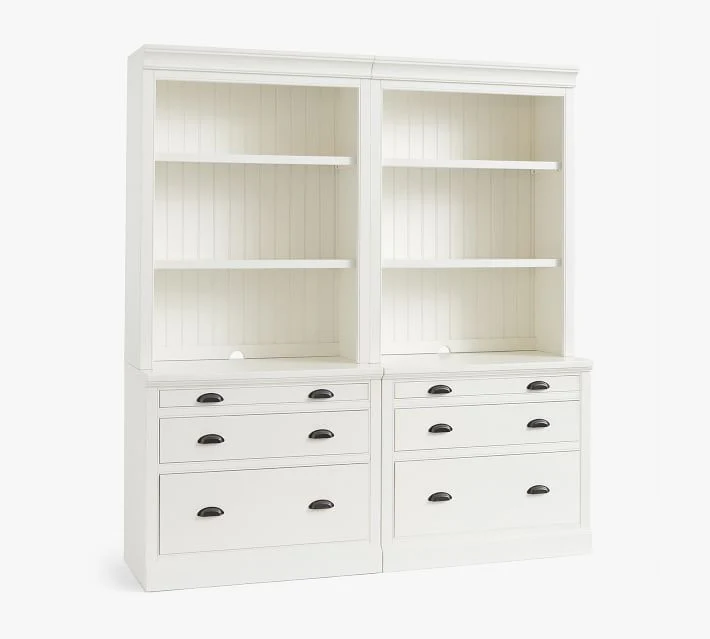 PB Aubrey Double Lateral File Bookcase